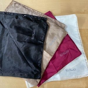 4 Pure Silk Rick Pallack Pocket Squares - Vintage